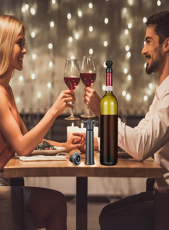 VBM مجموعة سدادات سيليكون معطرة لمضخة تفريغ النبيذ من VBM، المواصفات: مضخة سوداء، سدادة واحدة - Image 2